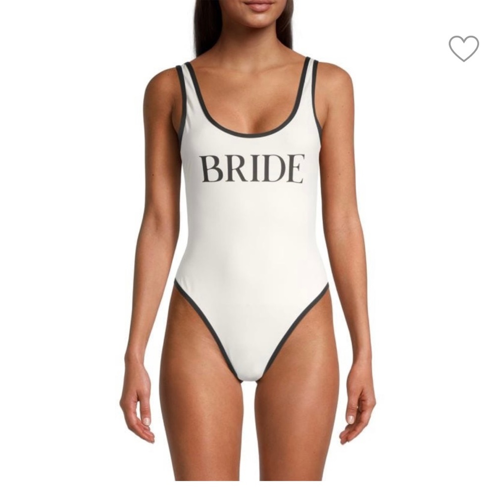 Weworewhat Bridal One-Piece Swimsuit
